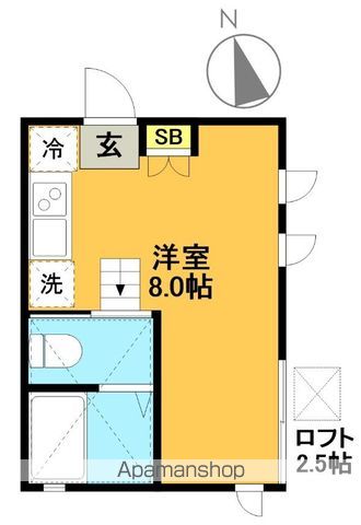 グランエッグス梅ヶ丘 102号室 間取り