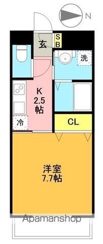 ベルメゾン梅ヶ丘 305号室 間取り