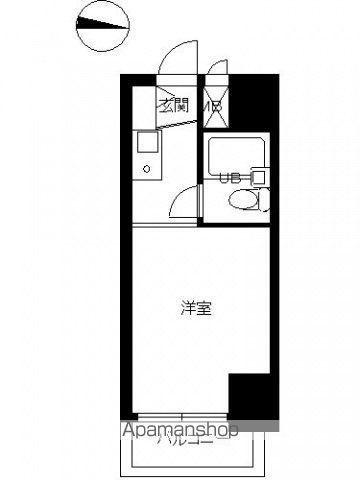 スカイコート下高井戸 1210号室 間取り