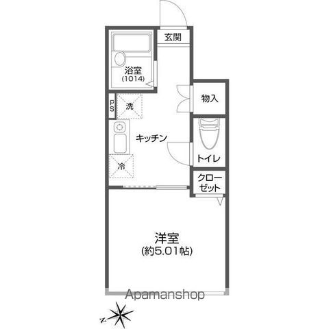 シース西荻窪 104号室 間取り