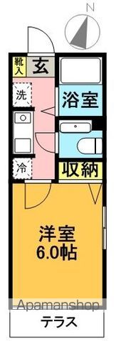 クラスティーナ下北沢 101号室 間取り