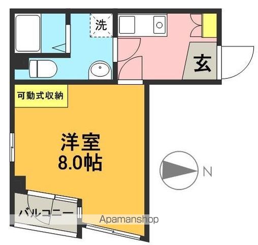 グエル・サカエ羽根木 202号室 間取り