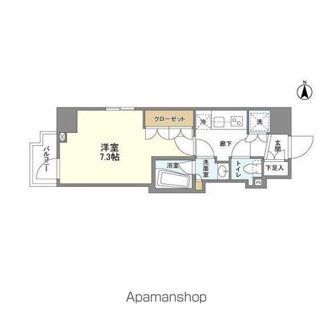 コンフォリア桜上水 606号室 間取り