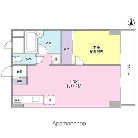 丸元マンション 204号室 間取り