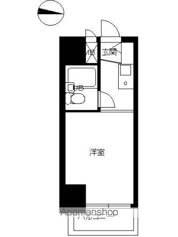 スカイコート下高井戸 1108号室 間取り