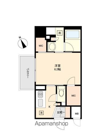 プライマル杉並方南町 303号室 間取り