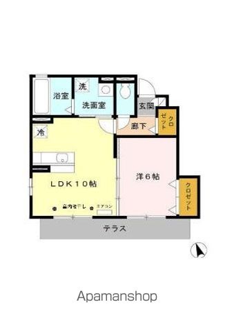 アバンティ　Ｉ 103号室 間取り