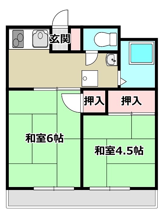 佐野コーポ 間取り