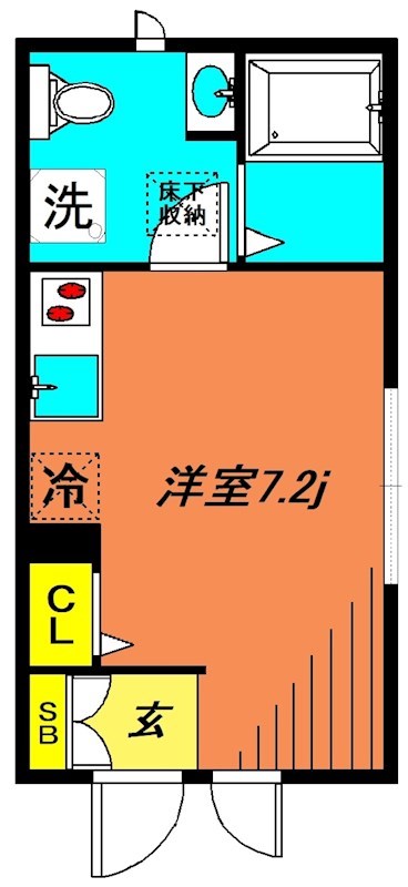 ABRAZO 101号室 間取り
