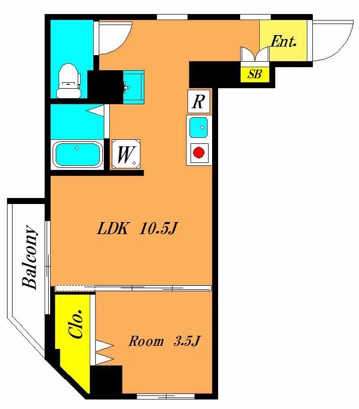 メゾン・ド・フジ 303号室 間取り