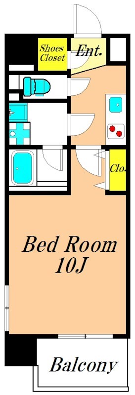 ALLURE大森 602号室 間取り