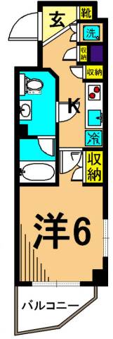 セジョリ南品川 405号室 間取り