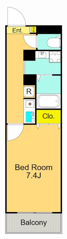 アプローズ祐天寺 間取り図