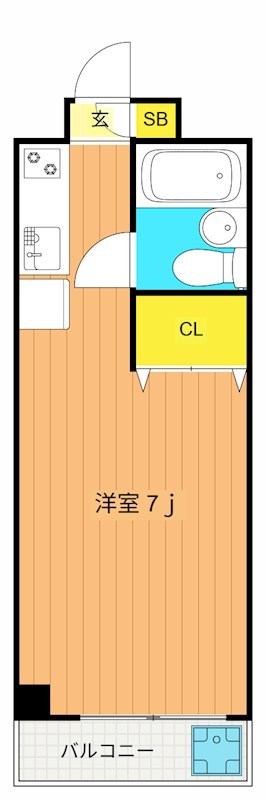 旗の台アネックス 302号室 間取り