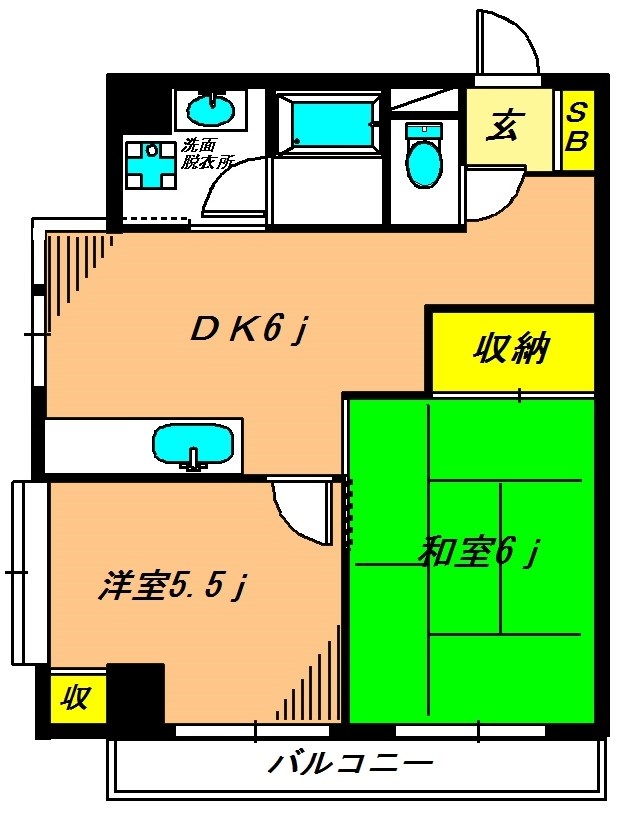 ティンバー小林 間取り図