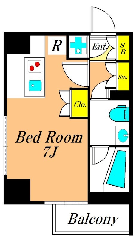 PREMIUM　CUBE大森 602号室 間取り