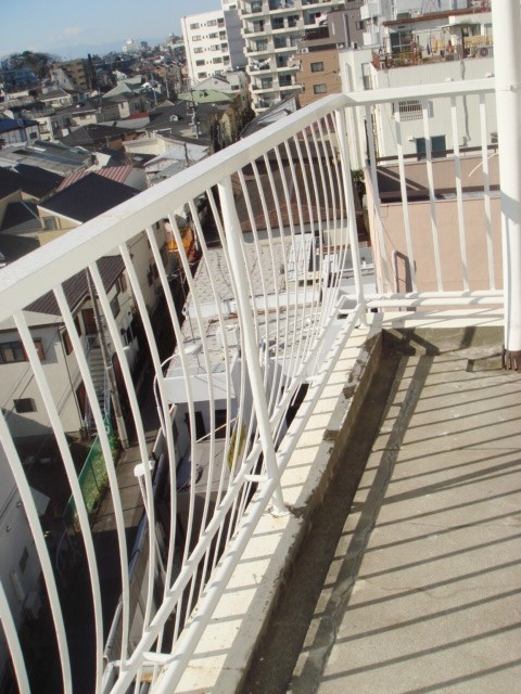 山王サクラマンション ベランダ