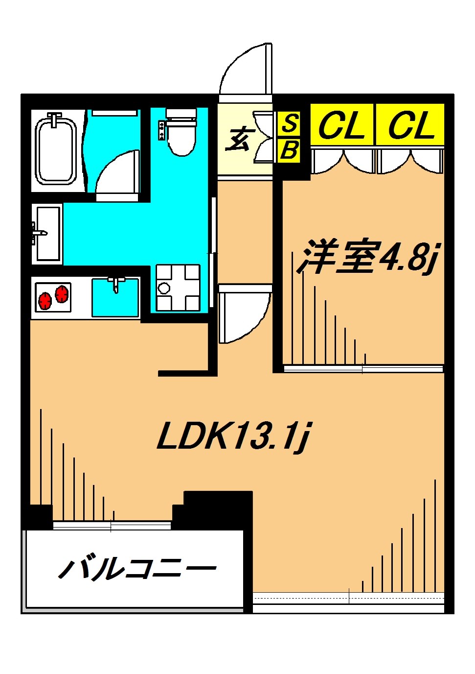 フレンシア玉川田園調布 211号室 間取り