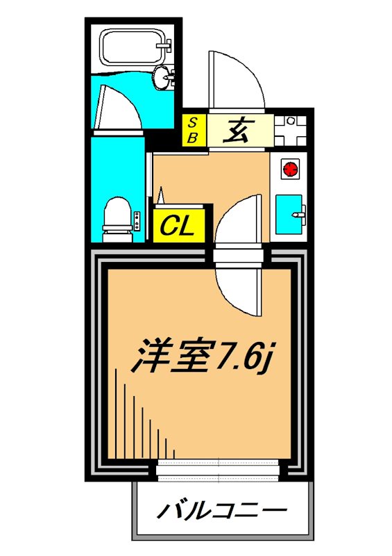 サウンドフォルム多摩川 101号室 間取り