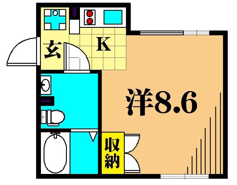 SOU大井町 403号室 間取り