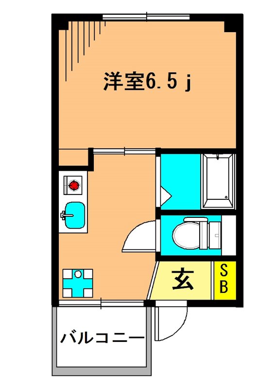 レジェンド西小山 202号室 間取り