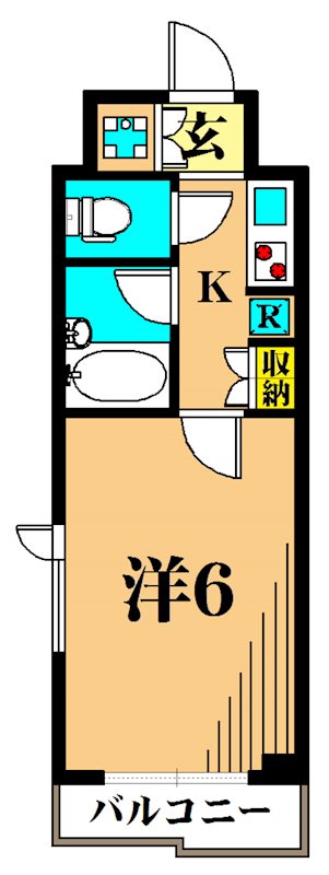 ルーブル大崎参番館 308号室 間取り