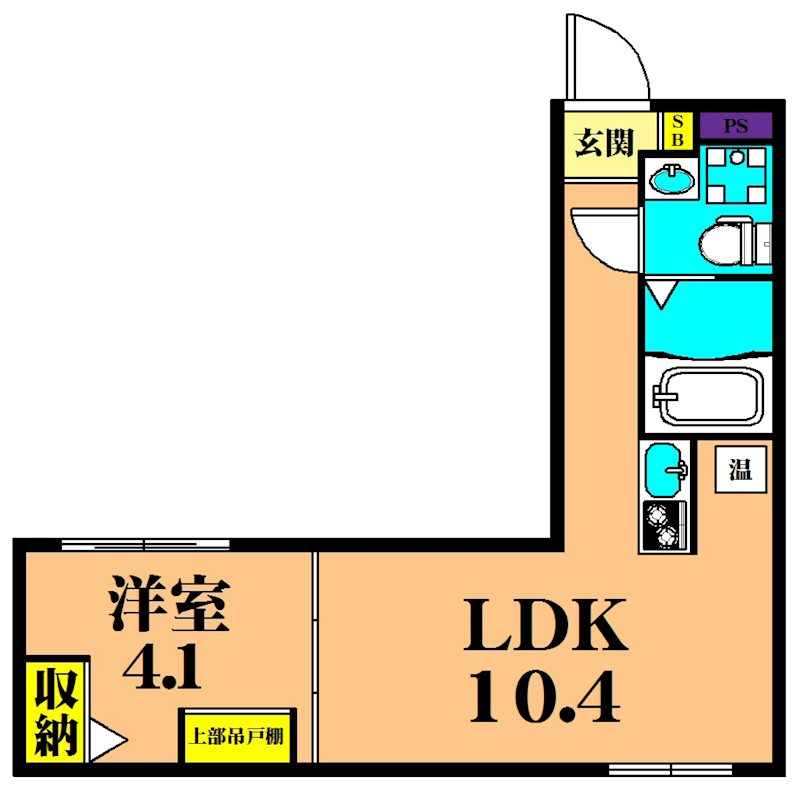 ジェムストーン東大井 402号室 間取り