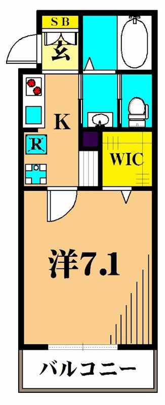 ALLURE渋谷本町 203号室 間取り