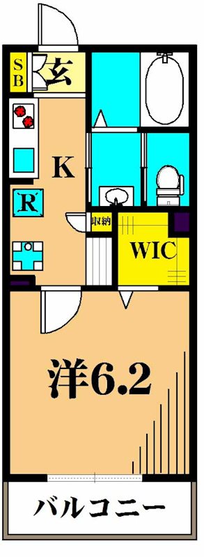 ALLURE渋谷本町 205号室 間取り