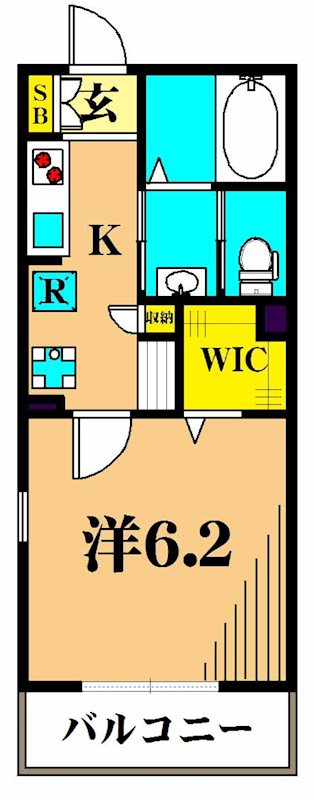 ALLURE渋谷本町 306号室 間取り