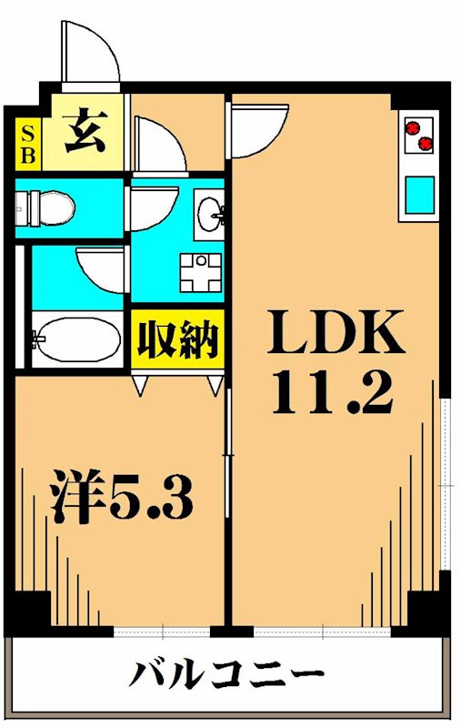 メーゾン俊2nd 501号室 間取り