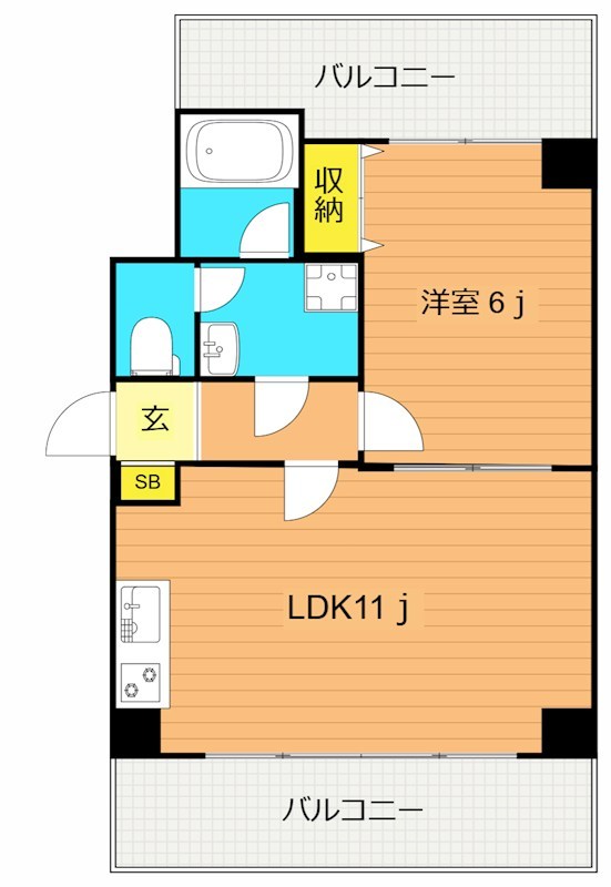 メーゾン俊2nd 間取り図
