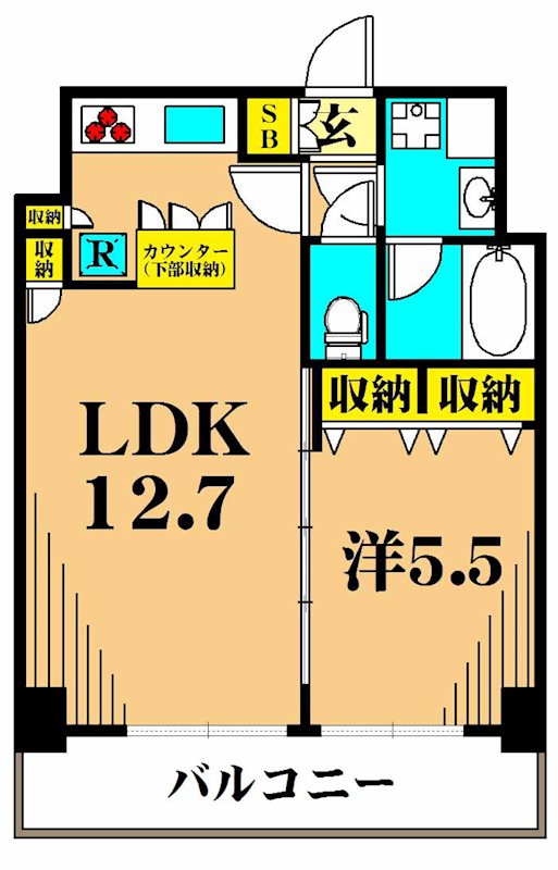 アーバネックス南品川  間取り図