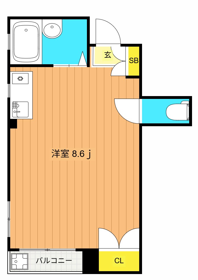ＥＭハイム 301号室 間取り