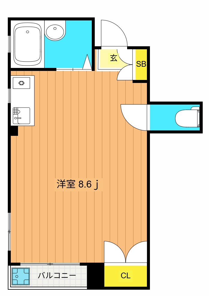 ＥＭハイム 201号室 間取り