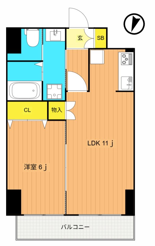 アートフォルム目黒 601号室 間取り