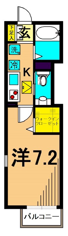 ALLURE日吉 202号室 間取り