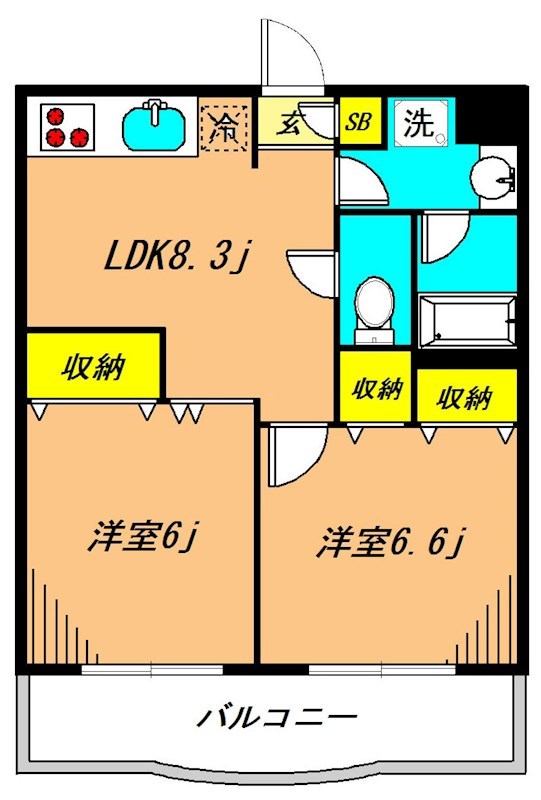 マインシュロス 間取り図