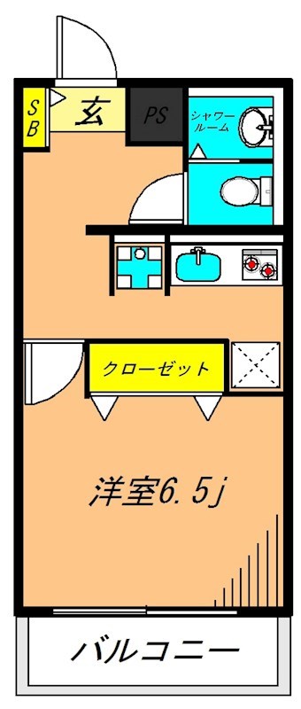 パークアベニュー 202号室 間取り