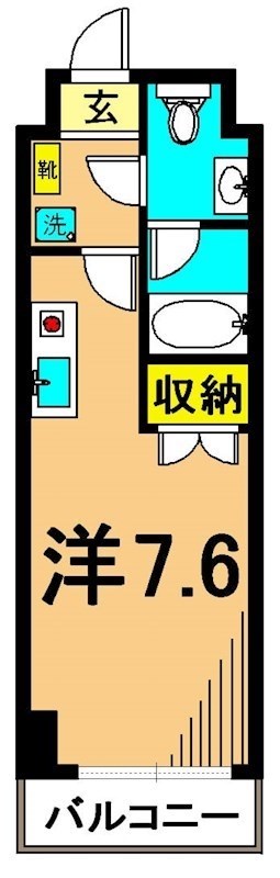 カーサ大井町 403号室 間取り