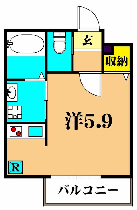 REMASA大井町 302号室 間取り