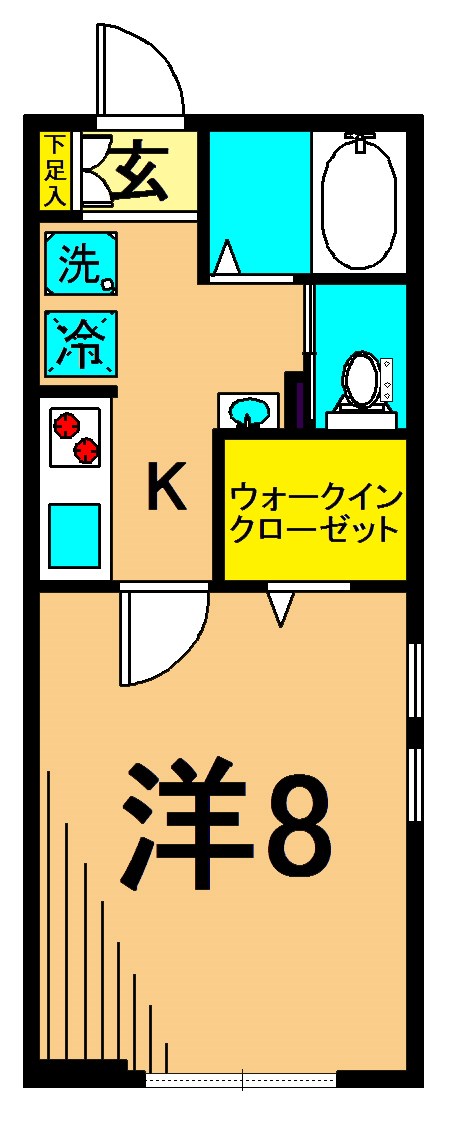 グランツラウム創美舎II 101号室 間取り