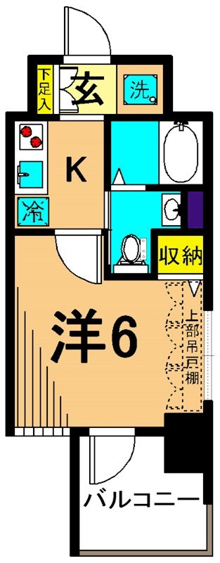 エステムプラザ品川大井町クリスタルヒルズ 802号室 間取り