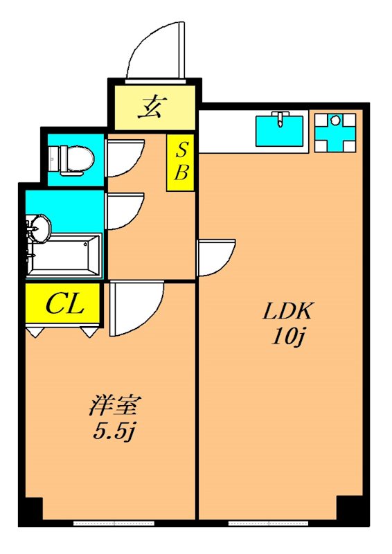 石井ビル 302号室 間取り