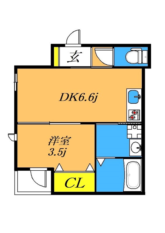 ディアナ目黒本町 間取り図