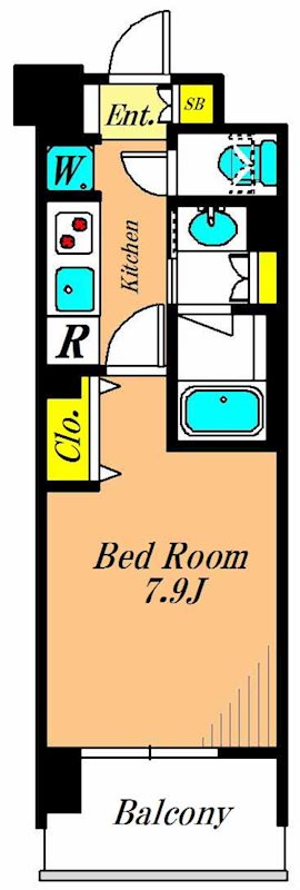 ケンジントンマンション大森WEST 204号室 間取り