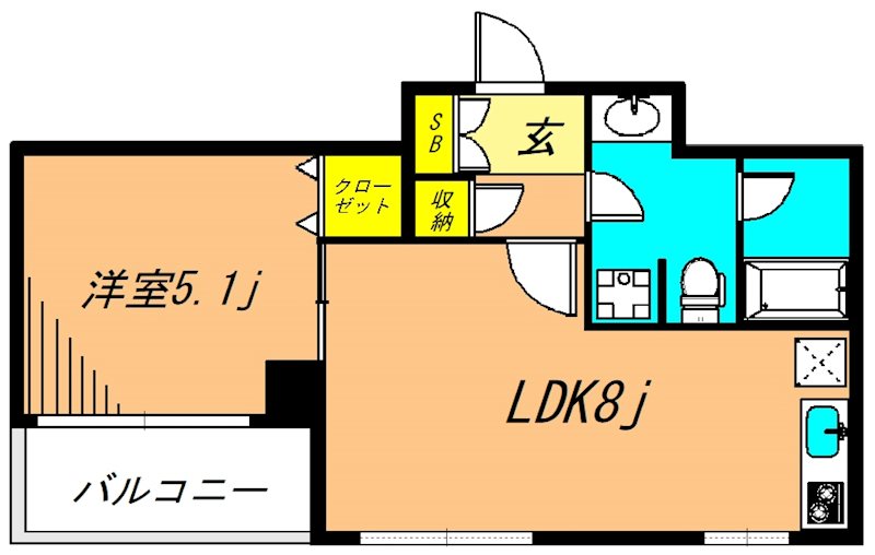 アヴィターレ目黒 間取り図