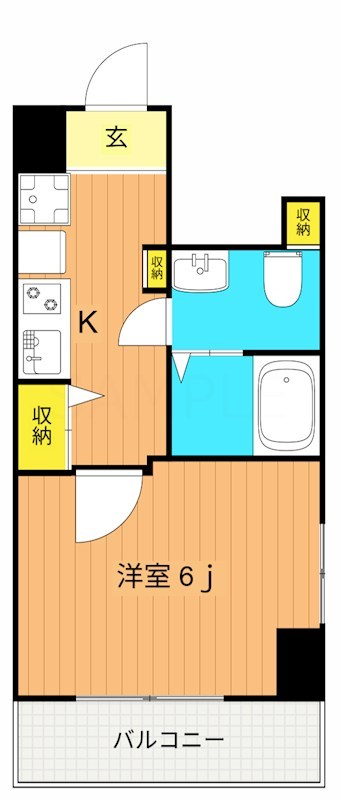 Ｋ&rsquo;ｓハウス 302号室 間取り