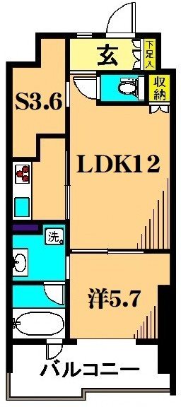 パークキューブ東品川  間取り図