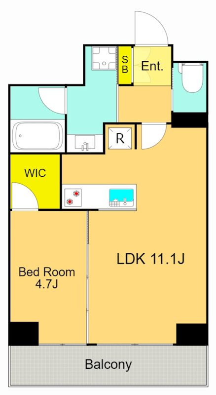 フレンシア大森山王 間取り図